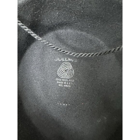 Black Wool Western Cowboy Hat Wide Brim Concho Band Rancher Boho USA - Picture 2 of 8